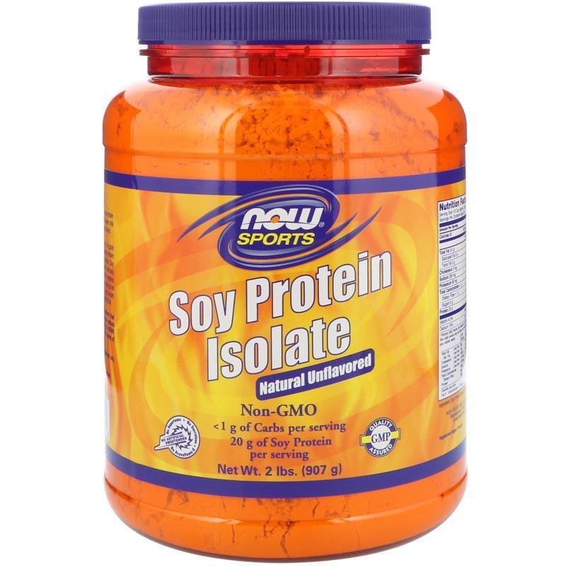 Soy Protein Isolate Natural Unflavored 2 lbs NOW Foods