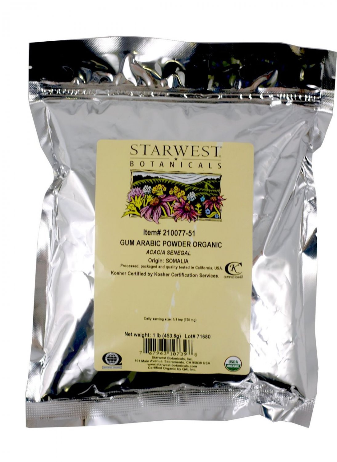 Organic Gum Arabic Powder
