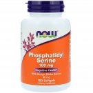 Now Foods Phosphatidyl Serine with Ginkgo Biloba Extract 100mg 100 Softgels