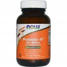 NOW Foods PROBIOTIC-10 100 BILLION 10 PROBIOTIC Strains Healthy Flora 30 Caps