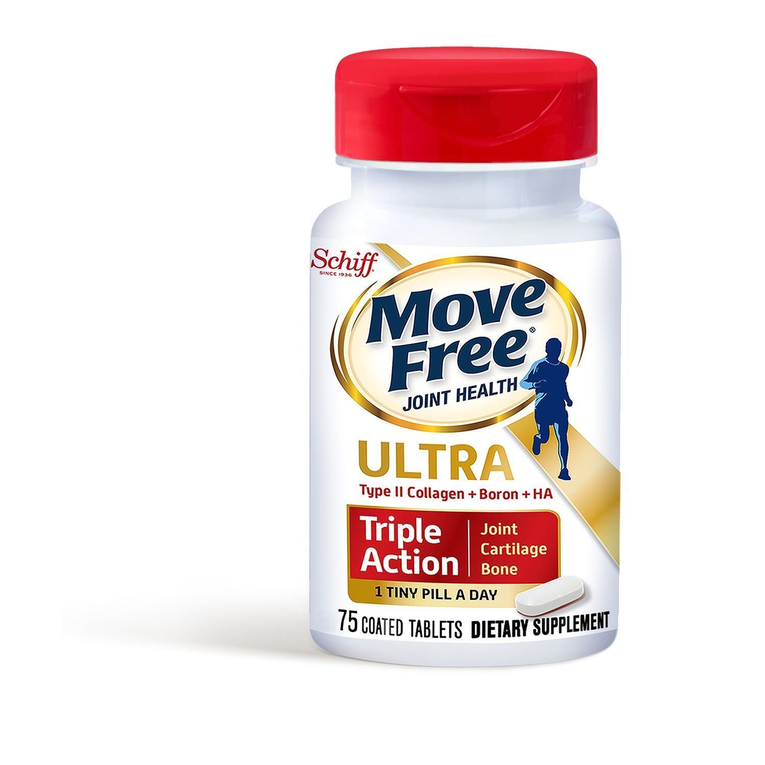 Schiff Move Free Ultra 75 Tablets NEW Formula