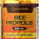 Puritan's Pride Bee Propolis 500 mg 200 Capsules New Sealed Free Shipping