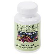 Maca Root 500 mg Organic - 100 caps