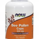 Now Foods Bee Pollen Caps 500 mg Superfood - 250 Capsules