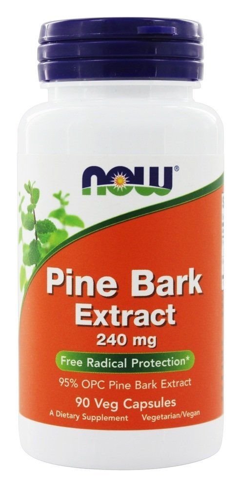 Pine Bark Extract 240mg 90 Veg Capsules By Now Foods