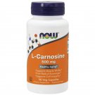 NOW Foods L-Carnosine 500mg 50 Vcaps