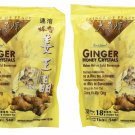 2 Bags Prince of Peace Instant Ginger Honey Crystals - 30 Pack (18g each)