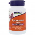 Lycopene 20mg 50 Softgels NOW Foods