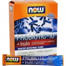 Now Foods Probiotic-10 Unflavored - 24 Packets 2.54 oz (72g Each)
