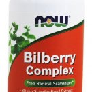 Bilberry Complex 80mg 100 Caps NOW Foods