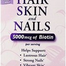 Nature's Bounty HAIR SKIN and NAILS 250 Softgels Multivitamin 5000 mcg Biotin