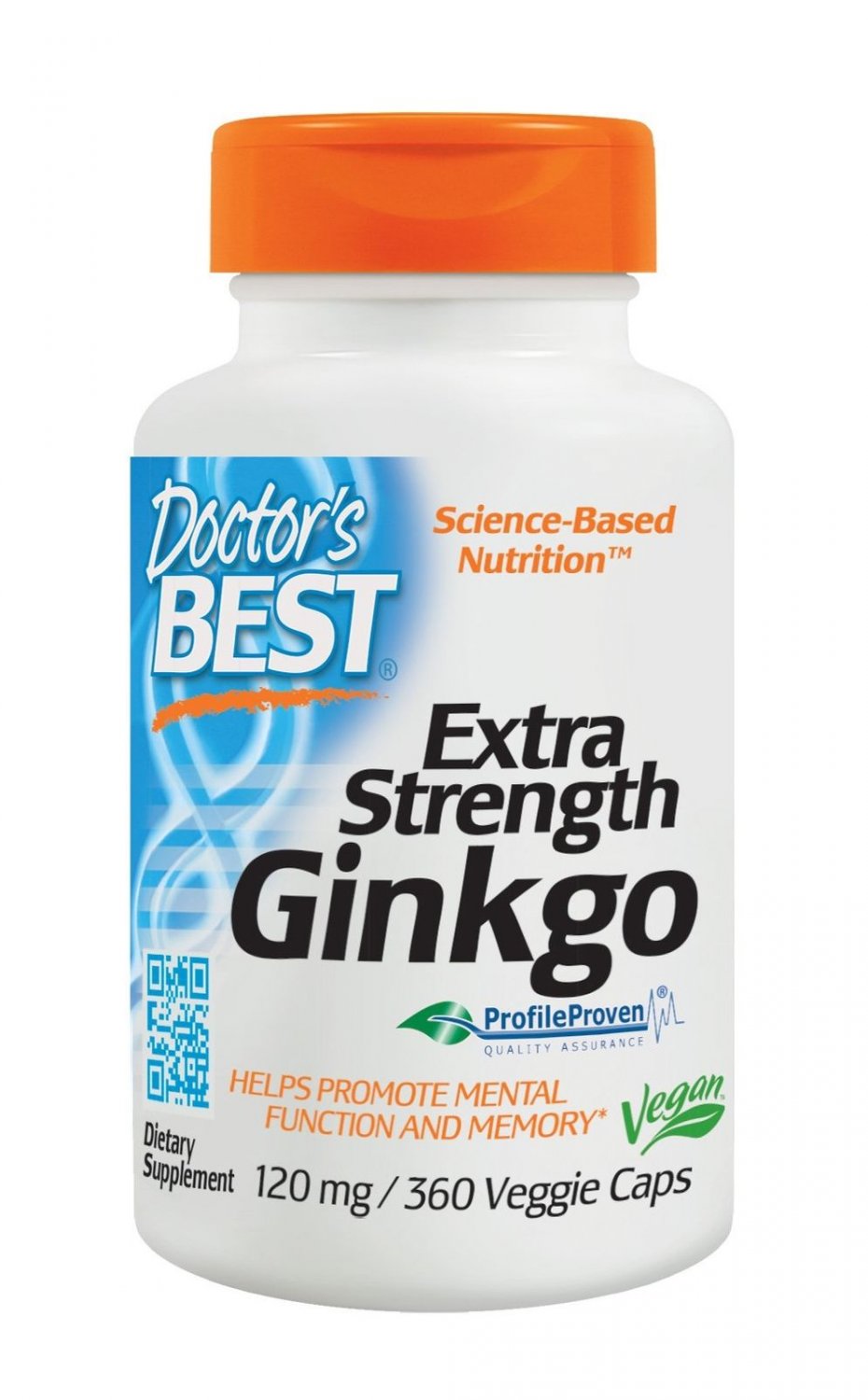 Doctor's Best Extra Strength Ginkgo Non-GMO Vegan Gluten free Soy Free Promot...