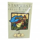 Press-N-Brew White Paper Fusible Tea Bags 2.5" X 2.5" (Pack of 40)