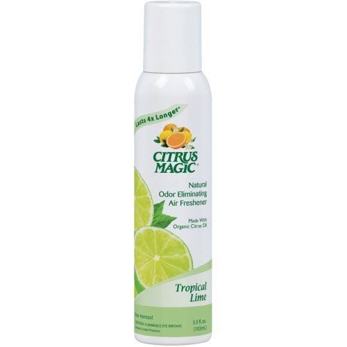 Citrus Magic Natural Odor Eliminating Air Freshener Spray Tropical Lime 3.5-O...