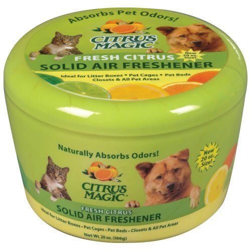 Citrus Magic Pet Odor Absorbing Solid Air Freshener Fresh Citrus 20-Ounce
