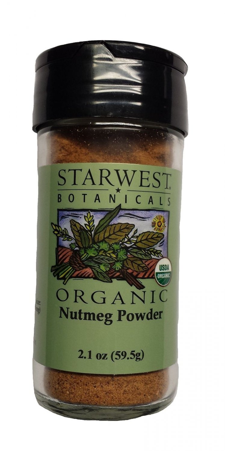 Nutmeg Powder Organic 2.1 Oz
