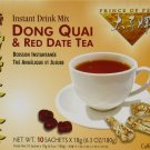 Prince of Peace Dong Quai & Red Date Instant Tea 10 Tea Bags (Pack of 2)