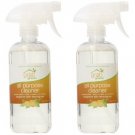 GrabGreen, All Purpose Surface, Tangerine with Lemongrass, 16 oz (473 ml) 2 pack