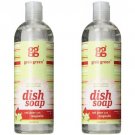 Grab Green  Liquid Dish Soap Red Pear with Magnolia 16-Ounce (Pack of 2)