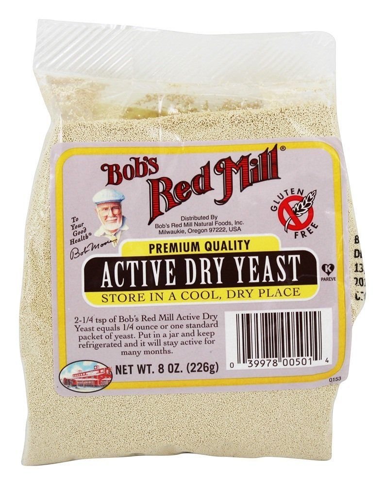 One 8 oz Bobs Red Mill Active Dry Yeast Gluten Free