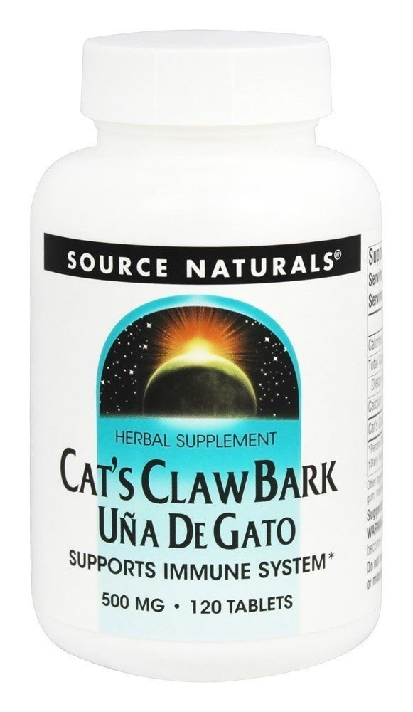 Source Naturals - Cat's Claw Bark 500 mg. - 120 Tablets