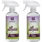 GrabGreen, All Purpose Cleaner, Thyme with Fig Leaf, 16 oz (473 ml) pack of 2