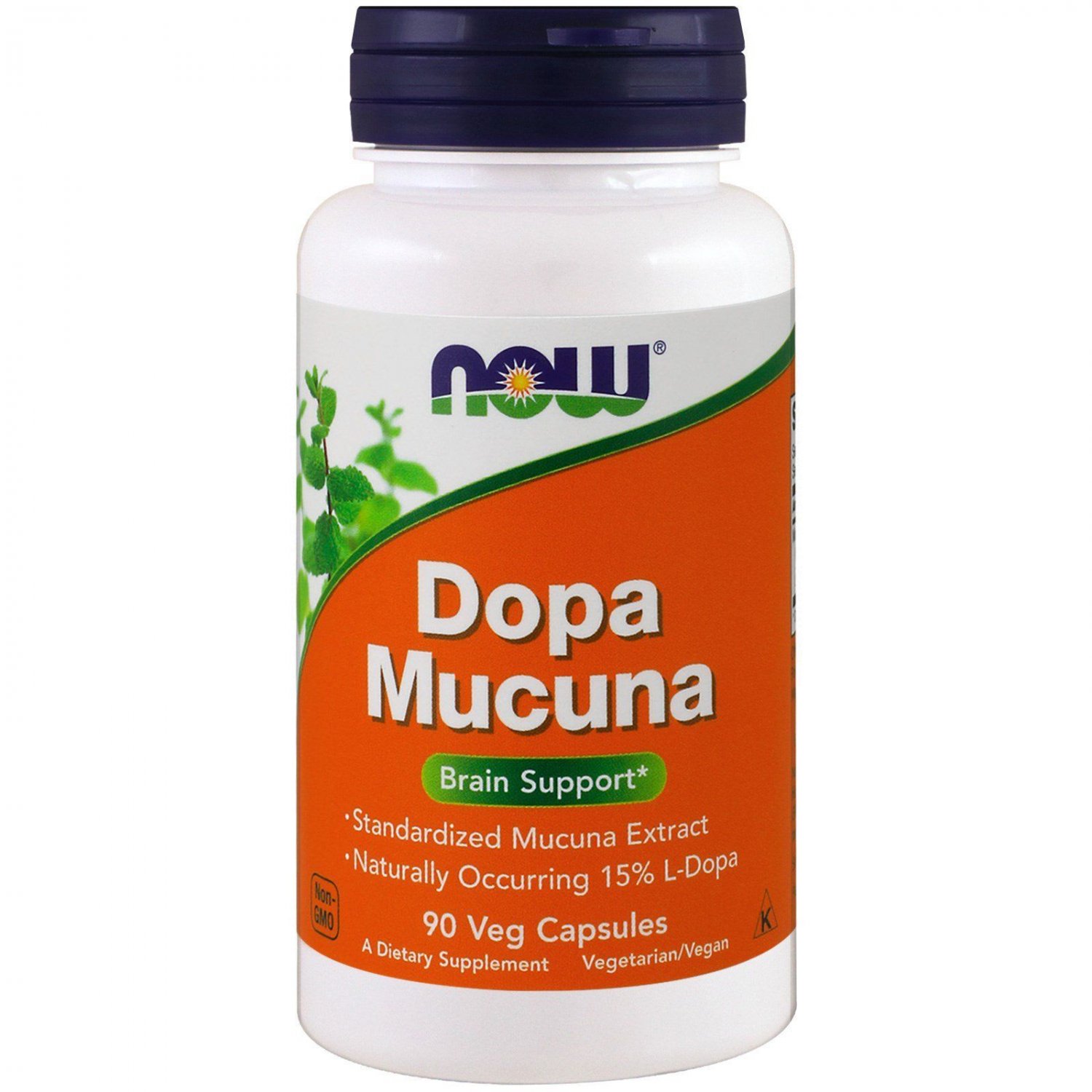 Dopa Mucuna 90 Veg Capsules NOW Foods