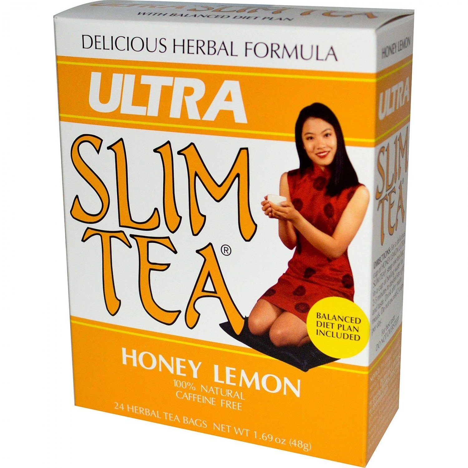 Hobe Labs Ultra Slim Tea Honey Lemon - 24 Tea Bags