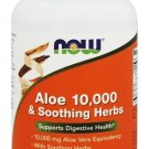 Aloe Vera 10,000 & Soothing Herbs 90 Vcaps NOW Foods