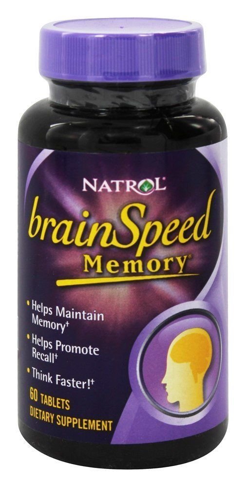 Natrol BrainSpeed Memory Tablets 60 Count