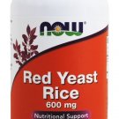 NOW Foods Red Yeast Rice 600mg - 60 Vegetarian Capsules