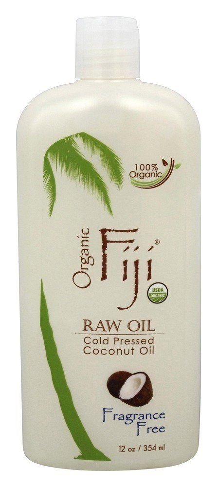 Organic Fiji - Organic Cold Pressed Coconut Oil Fragrance Free - 12 oz.