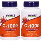 Vitamin C-1000 100 Capsules by Now Foods (Pack of 2)