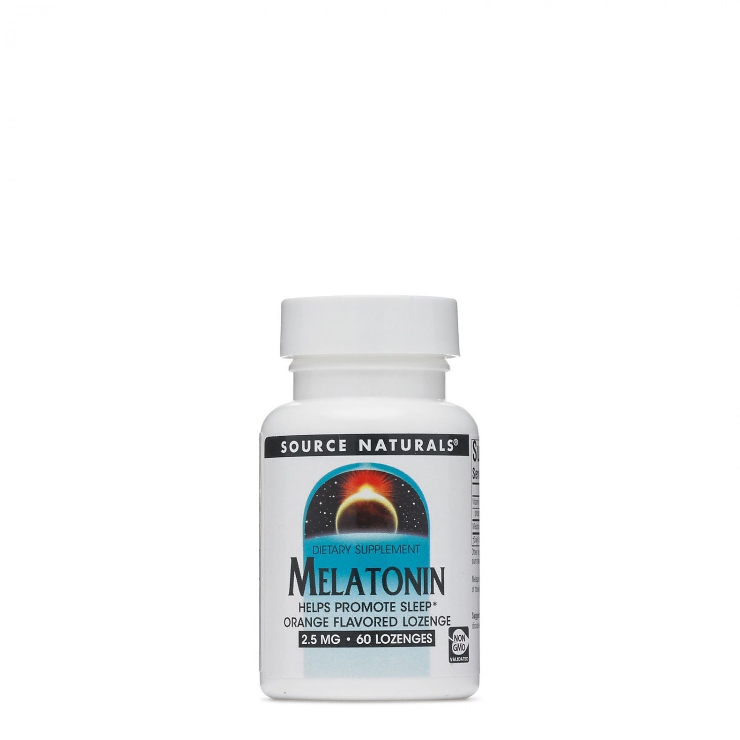 Source Naturals Melatonin 2.5mg Sleep Support Orange Flavor - 240 Lozenges