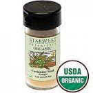 STARWEST CORIANDER SEED PWD ORGANIC JAR 2.25 OZ