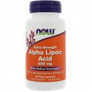 Alpha Lipoic Acid 600mg 60 Vcaps NOW Foods
