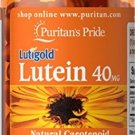 Puritan's Pride Lutein 40 mg with Zeaxanthin-120 Softgels