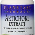 Planetary Herbals Artichoke Extract Tablets 500 mg 120 Count