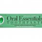 Oral Essentials Fresh Breath Toothpaste 3.5 Oz. Fluoride Free SLS Free & Cert...