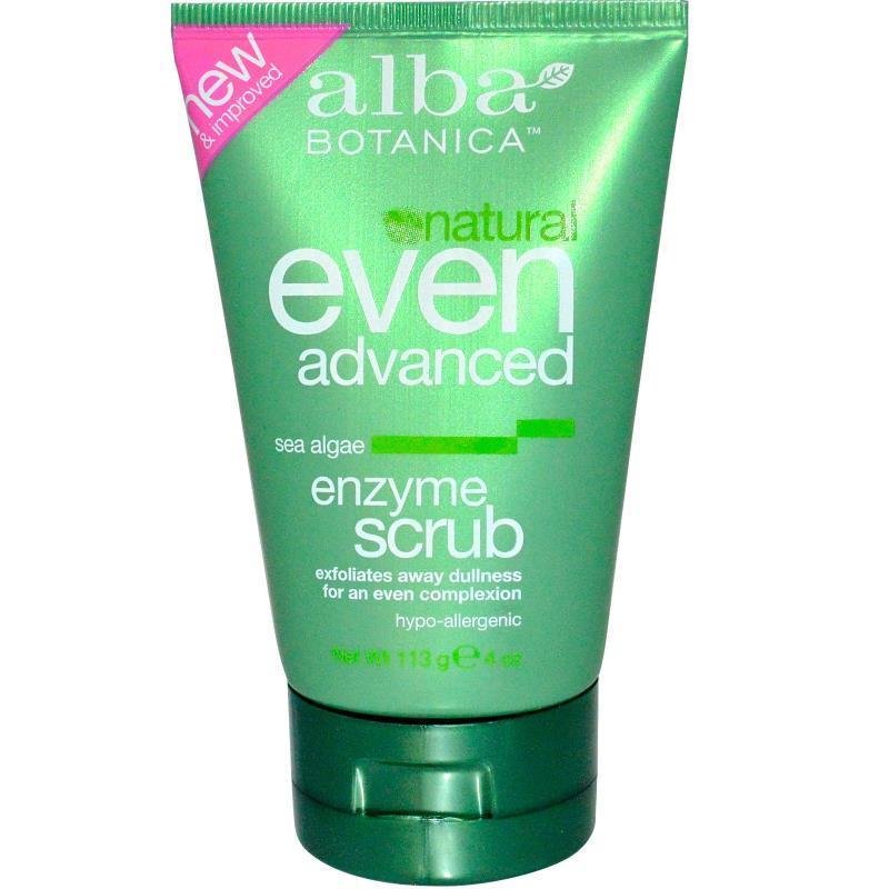 Alba Botanica Even Advanced Enzyme Scrub, Sea Algae 4 oz