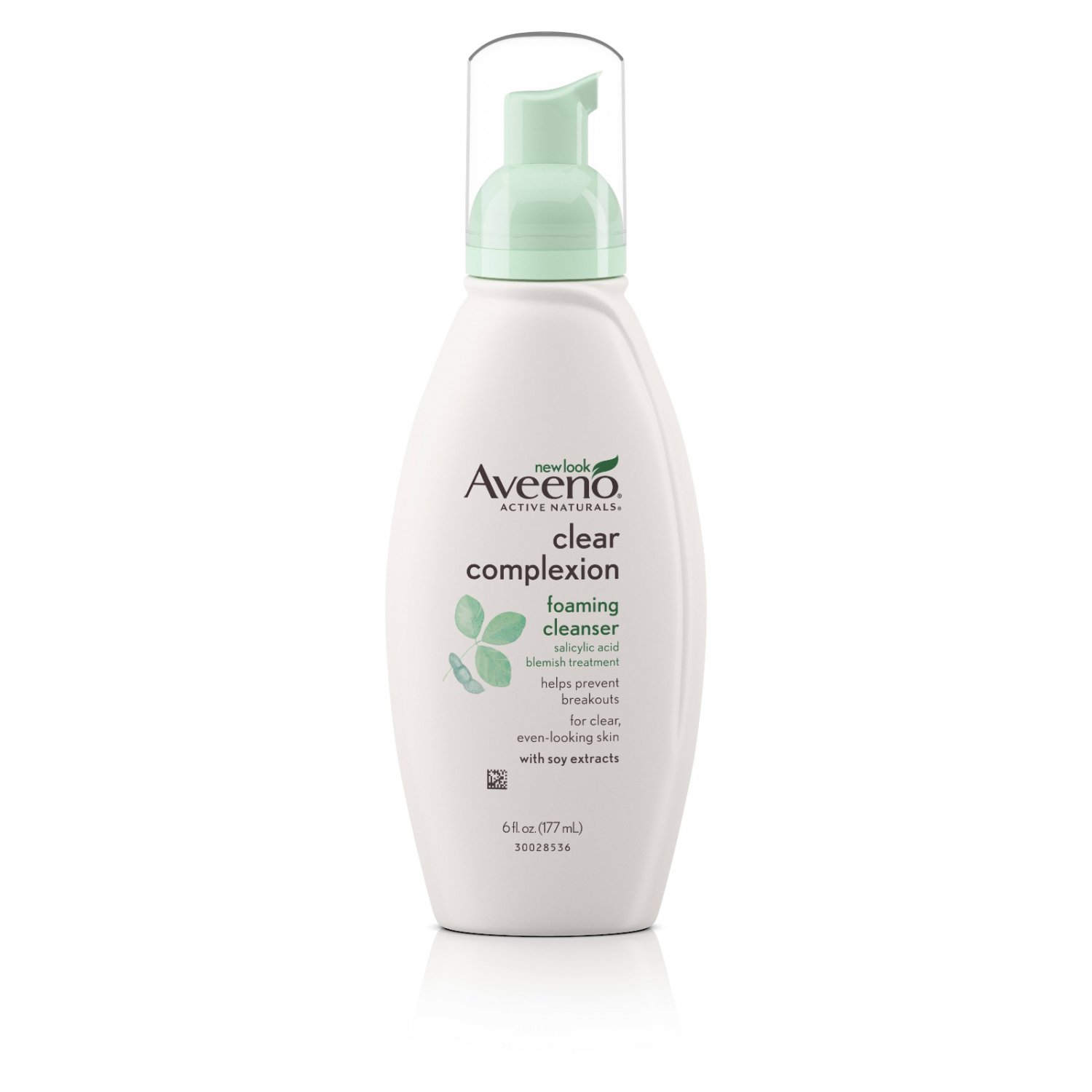 Aveeno Clear Complexion FOAMING CLEANSER 6 fl oz Active Naturals acne treatment