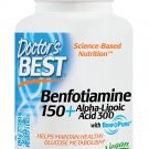 Doctor's Best Benfotiamine 150 + Alpha-Lipoic Acid 300 with BenfoPure Non-GMO...
