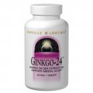 Ginkgo 24 Biloba Extract 40mg Source Naturals Inc. 60 Tabs