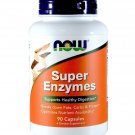 NOW  Super Enzymes 90 Capsules (Pack of 2) Standard Packaging