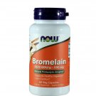 NOW Bromelain 2400 GDU 500mg 60 Capsules (Pack of 2)