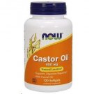Castor Oil 650mg 120 Softgels (Pack of 2)