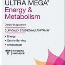 90ct GNC Ultra Women's Mega Energy & Metabolism Vitamins Supplements Caplets New