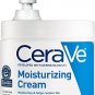 CeraVe Moisturizing Cream with Pump 16 oz Daily Face and Body Moisturizer for...