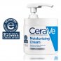 CeraVe Moisturizing Cream with Pump 16 oz Daily Face and Body Moisturizer for...