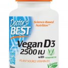Doctor's Best Vitamin D3 2500IU with Vitashine D3 Non-GMO Vegan Gluten Free S...